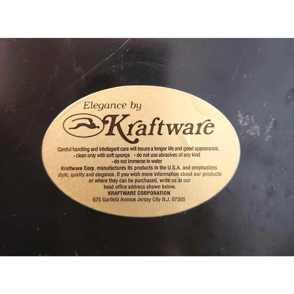 Vintage 1970s Elegance by Kraftware Southwestern Insulated Ice Bucket Gold Lid - Picture 6 of 6